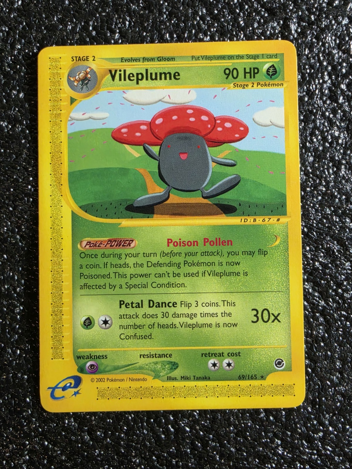 Vileplume 69/165 Pokemon Expedition Base Set Rare Regular 2002 Vintage - NM