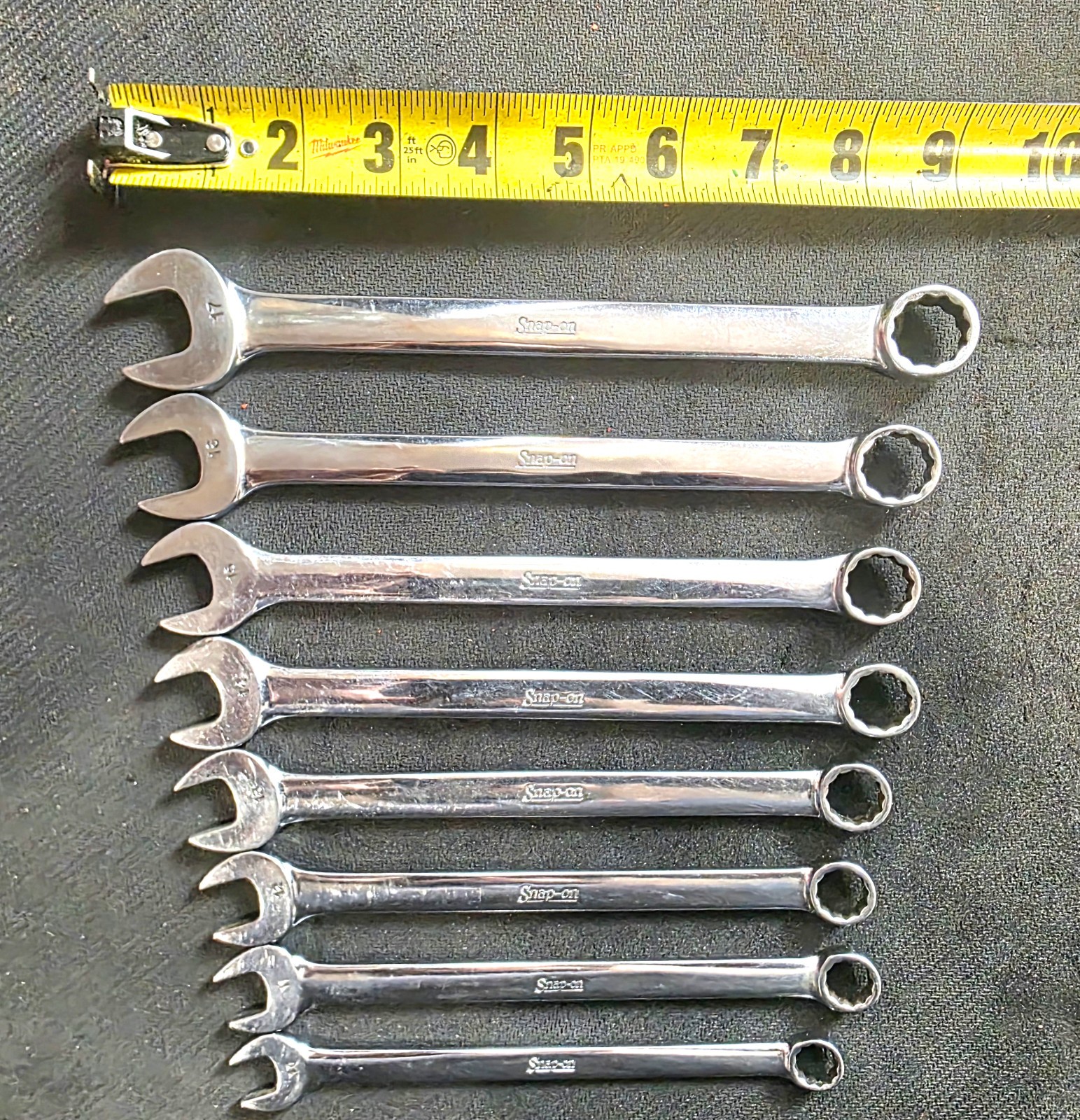SNAP ON OEXM-SERIES 8-Pc 12-Pt Flank Drive® Combination Wrench Set 10mm-17mm SNAP ON OEXM-SERIES 8-Pc 12-Pt Flank Drive® Combination Wrench Set 10mm-17mm
