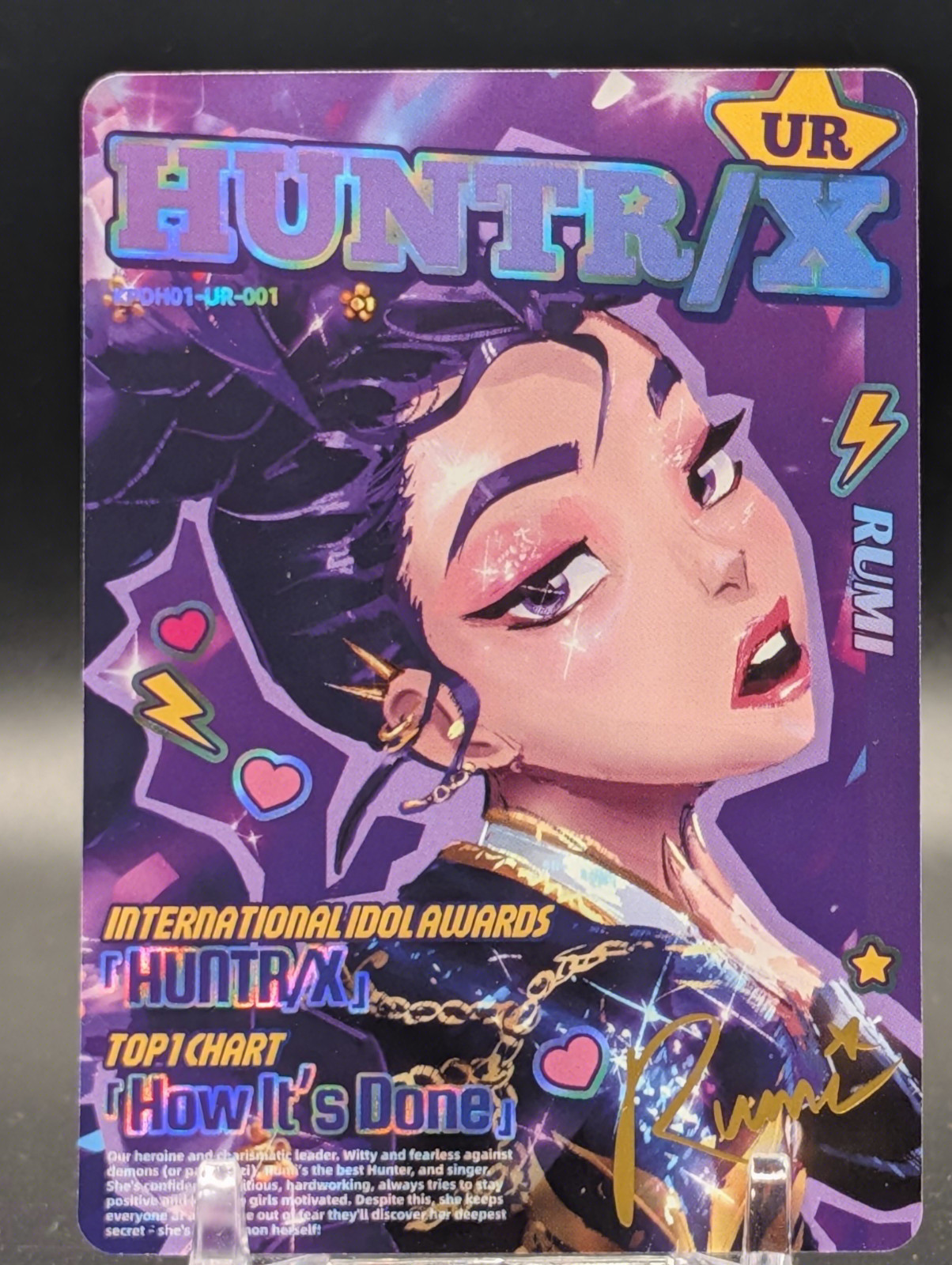 Netflix Kayou Kpop Demon Hunters - Hunter/X UR Rumi KPDH01-UR-001 CARD