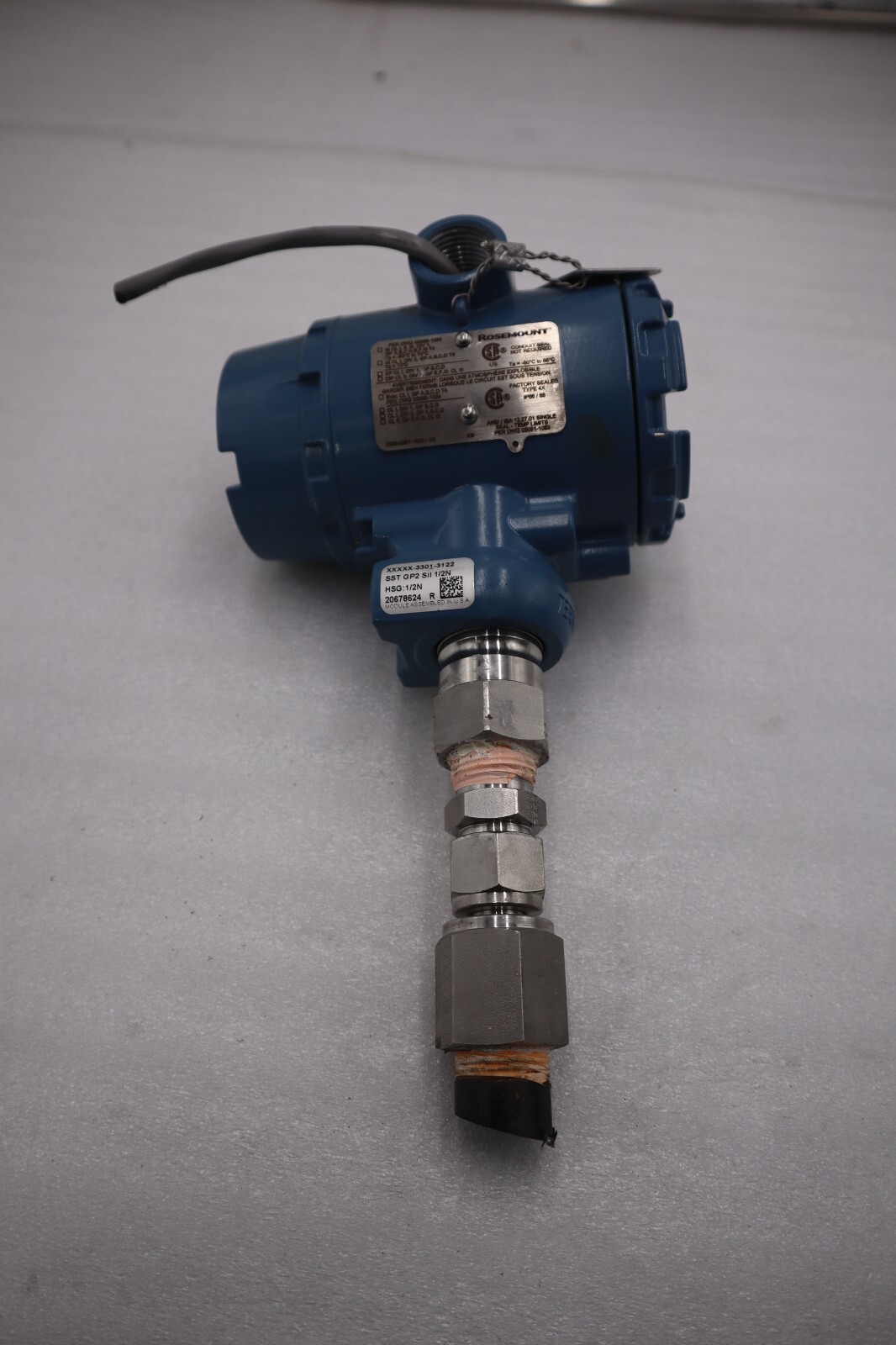 Rosemount 2088G2S22A1M5B4KB Absolute and Gauge Pressure Transmitter #4436A Rosemount 2088G2S22A1M5B4KB Absolute and Gauge Pressure Transmitter #4436A
