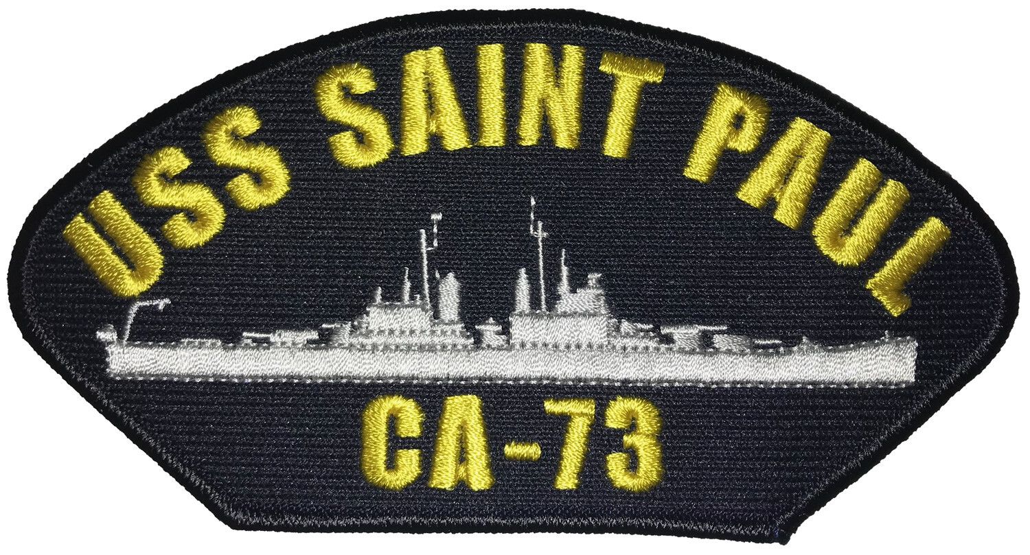 USS St. Paul Saint CA-73 PATCH HEAVY CRUISER PORTLAND CLASS USS St. Paul Saint CA-73 PATCH HEAVY CRUISER PORTLAND CLASS