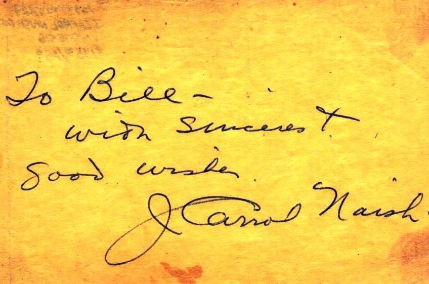 Rare J CARROL NAISH Autograph Signed 3X5 Album Page w/ COA   Annie Get Your Gun