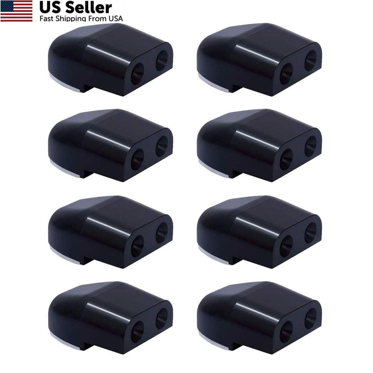 CITKOU 8Pcs Deer Whistles for Car Dual Construction Black 8 Pack D CITKOU 8Pcs Deer Whistles for Car Dual Construction Black 8 Pack D