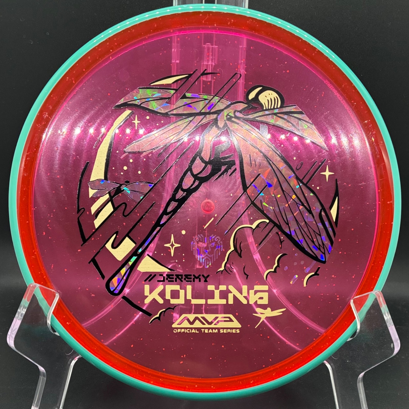 MVP Axiom Particle Glow Proton Tempo - Rare Watermelon - Koling Series Disc Golf