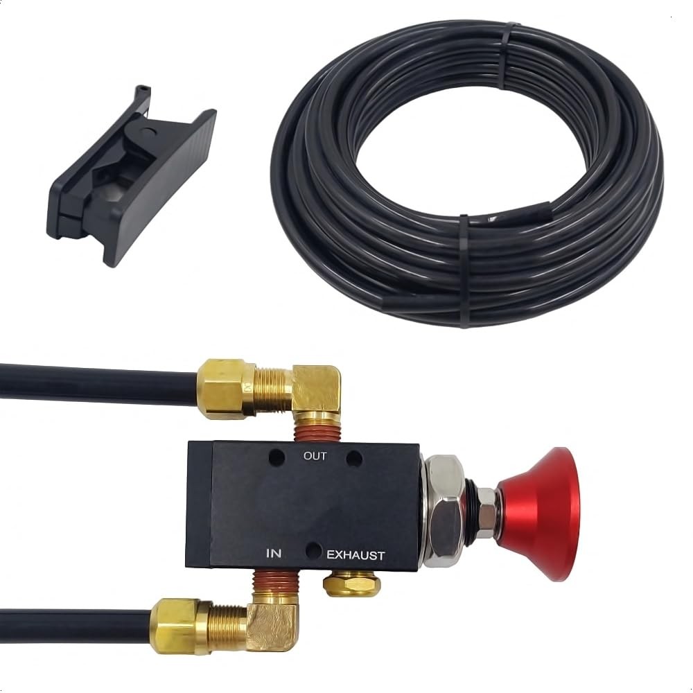 PartLogix 3-Way Three-Way Push/Pull Manual Tailgate Dump Air Valve Kit for Semi PartLogix 3-Way Three-Way Push/Pull Manual Tailgate Dump Air Valve Kit for Semi