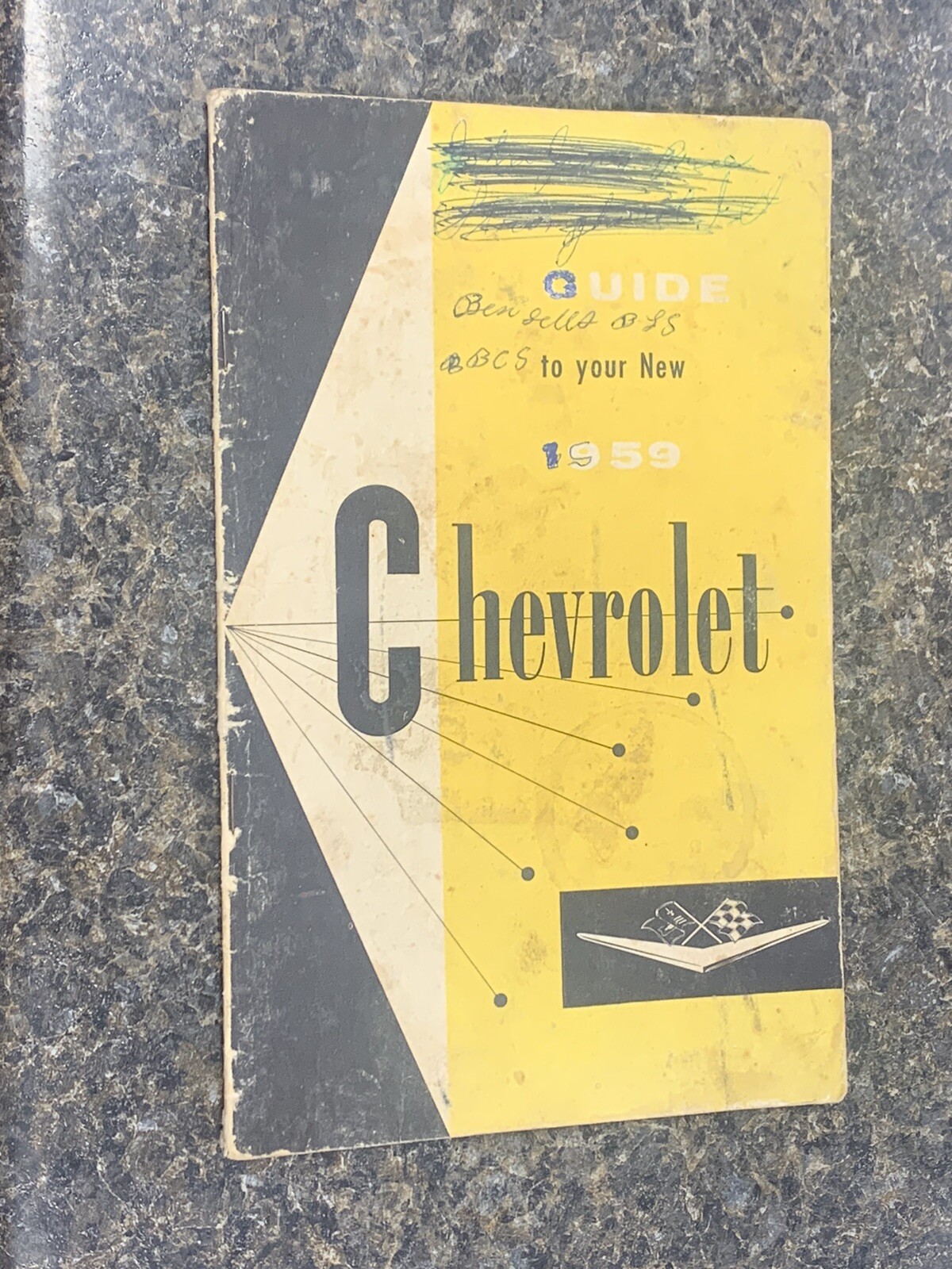 ORIGINAL 1959 CHEVROLET PASSENGER CAR OPERATOR OWNERS MANUAL (16C)