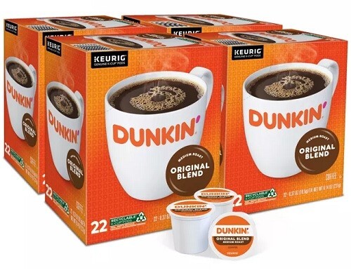 Dunkin' Original Blend Coffee, Medium Roast, 88 count. 