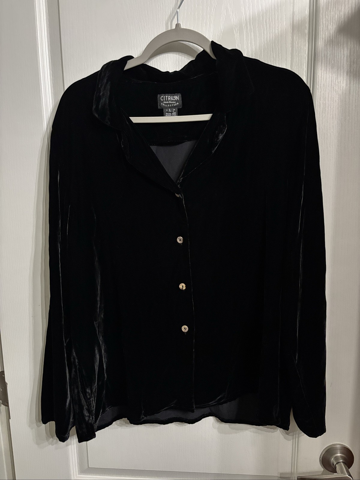 Citron Velvet Blouse