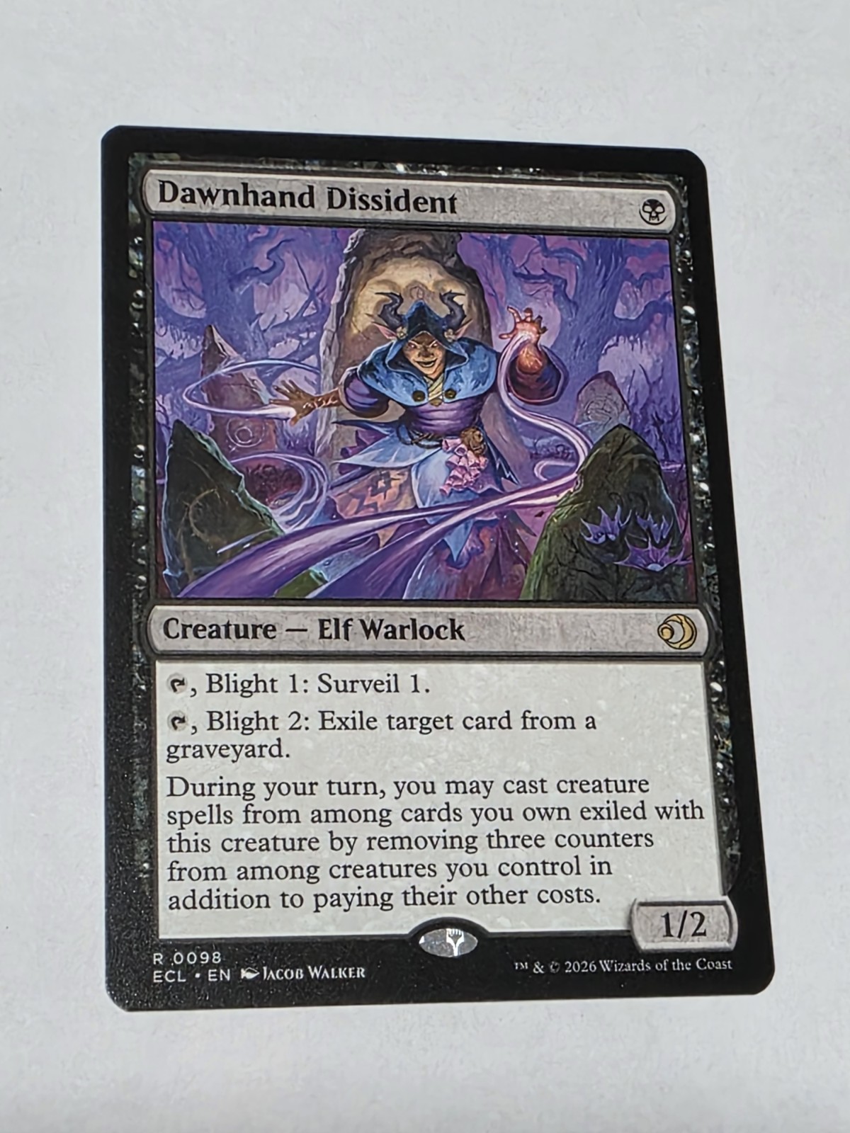 Dawnhand Dissident - Lorwyn Eclipsed - Regular - Near Mint/Unplayed