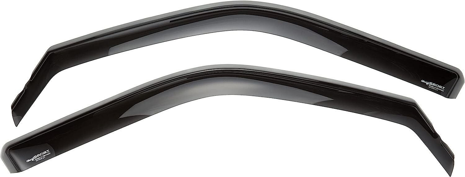 Climair wind deflector rain deflector black for Volkswagen VW T5 & T6 with ABE