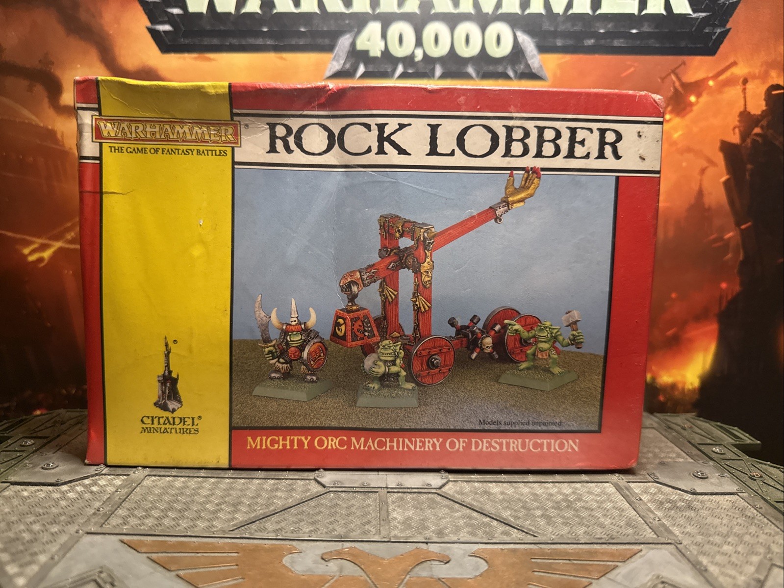 Warhammer Fantasy Old World OOP Goblin Rock Lobber NIB Sealed
