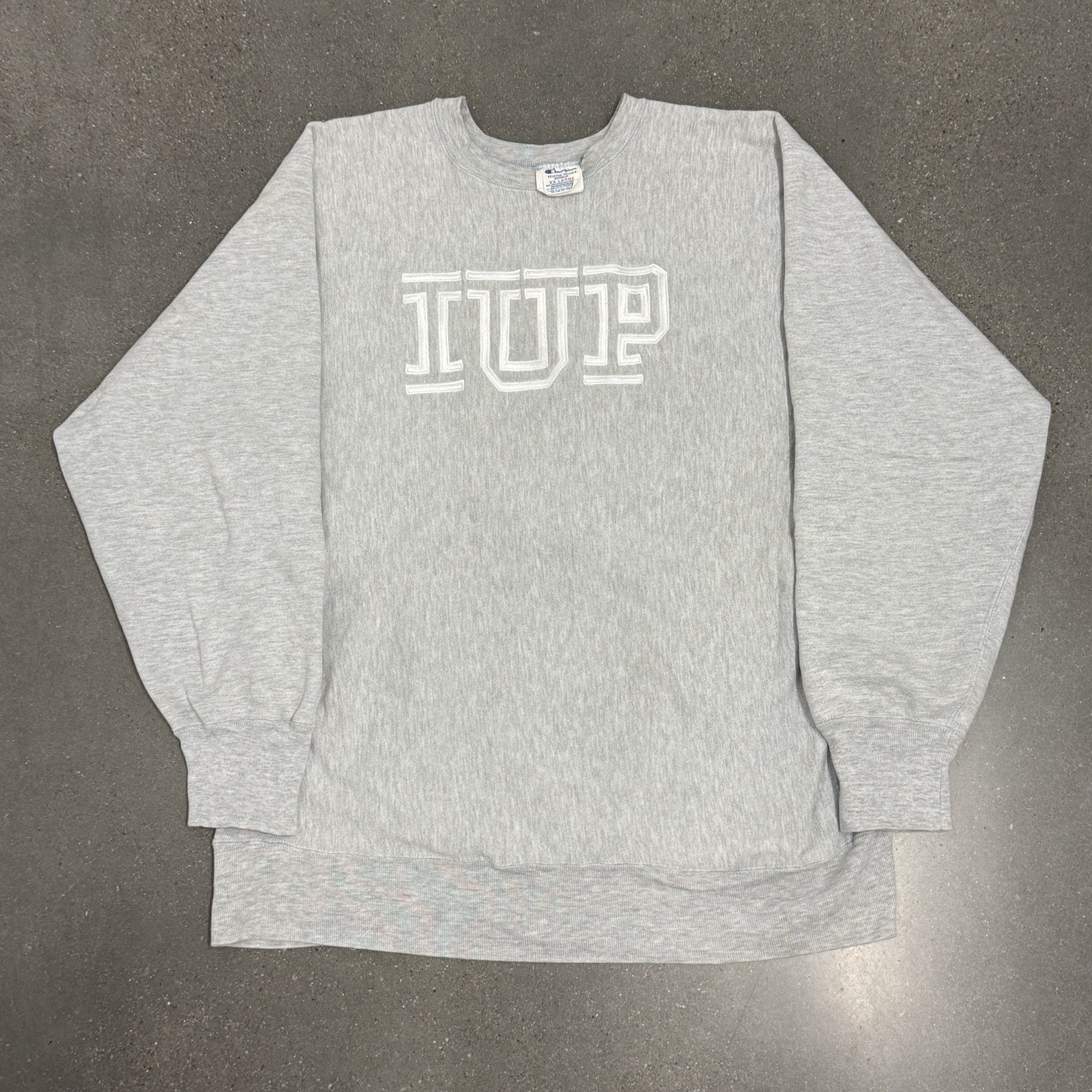 80s Vintage Champion Indiana University Of Pennsylvania Reverse Weave Sweatshirt