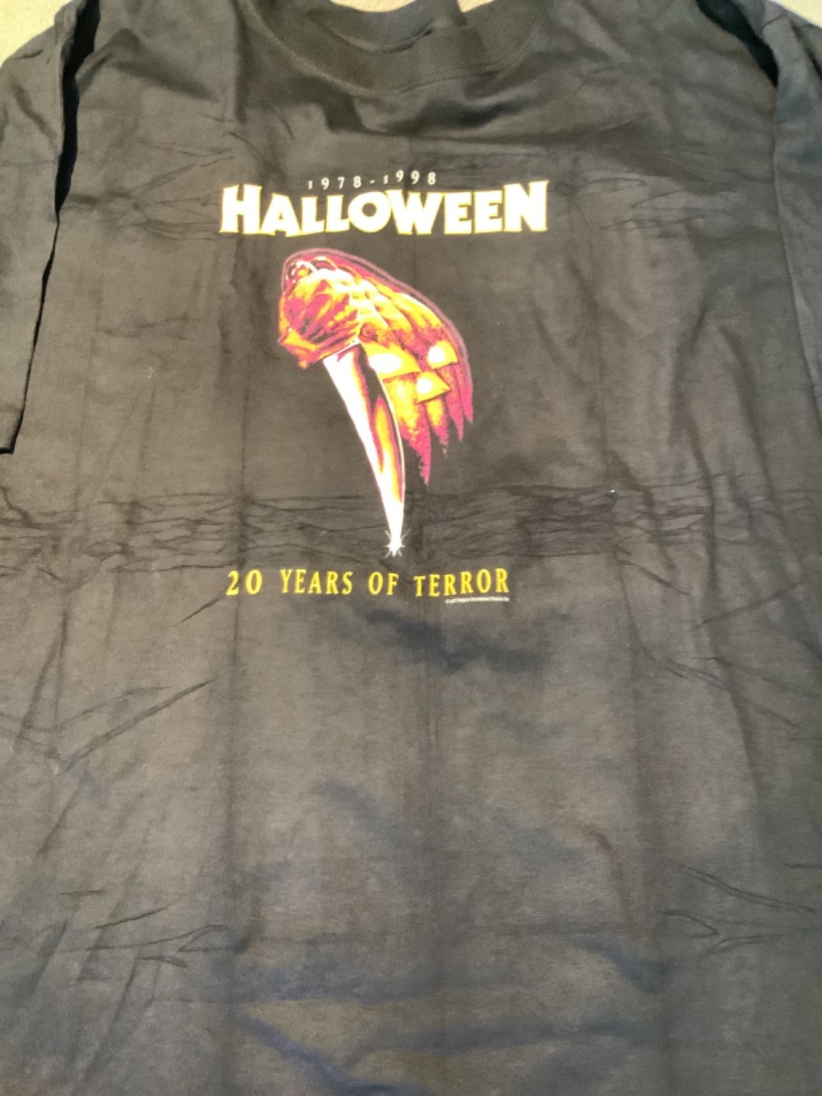 VTG 1998 Halloween Michael Myers 20 Years Of Terror Horror Movie Slasher T-Shirt VTG 1998 Halloween Michael Myers 20 Years Of Terror Horror Movie Slasher T-Shirt