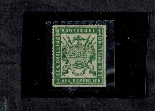 TRANSVAAL 1872-74 SG 28 1S Green Thin Roulette Perf 15 1/2-16 MOG GEM CV L250+ TRANSVAAL 1872-74 SG 28 1S Green Thin Roulette Perf 15 1/2-16 MOG GEM CV L250+