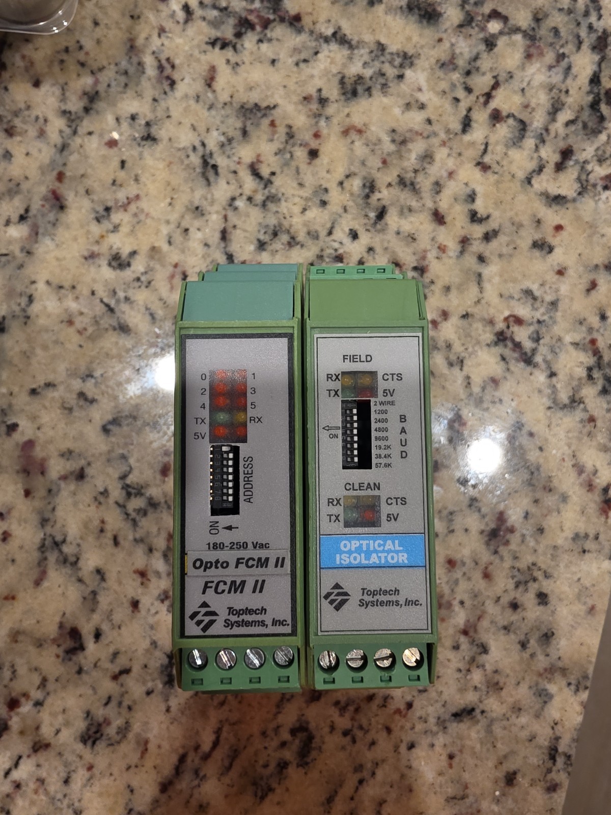 Toptech FCM 2 6AC And Optical Isolator