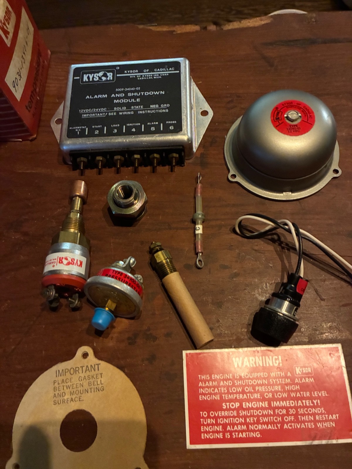 Kysor tem pressure alarm and shut down system 9031-13406-04 Kysor tem pressure alarm and shut down system 9031-13406-04