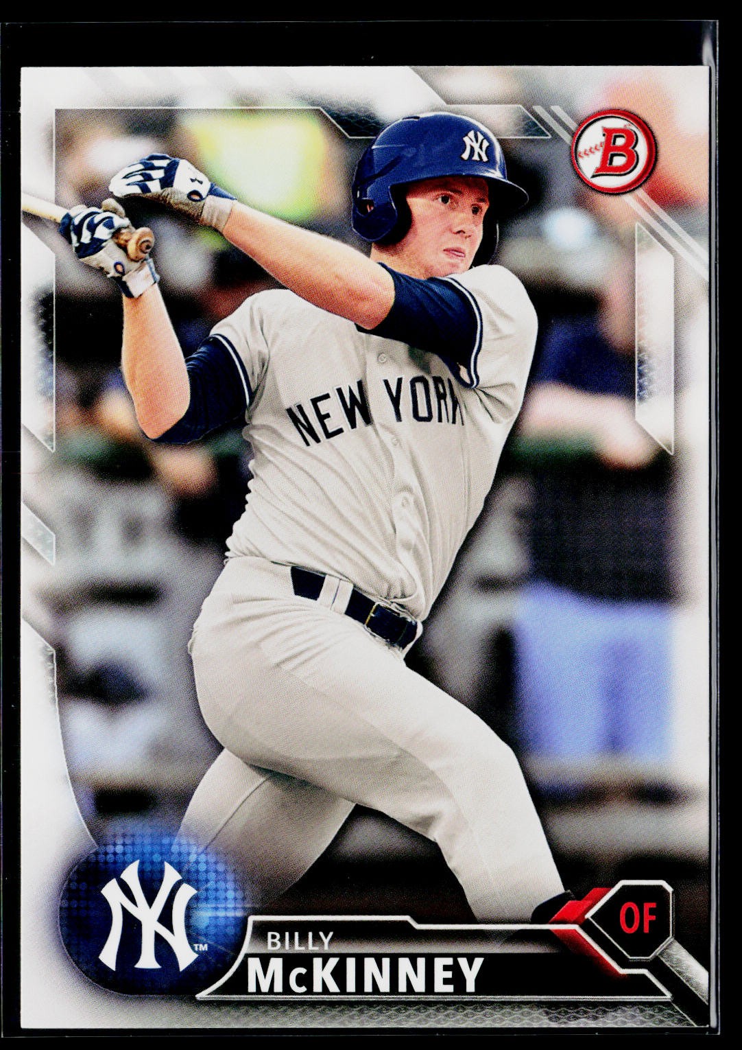 2016 Bowman Draft - Billy McKinney #BD-153 New York Yankees