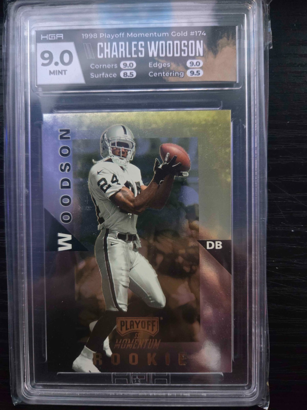 1998 Playoff Momentum Charles Woodson Gold /25 1998 Playoff Momentum Charles Woodson Gold /25