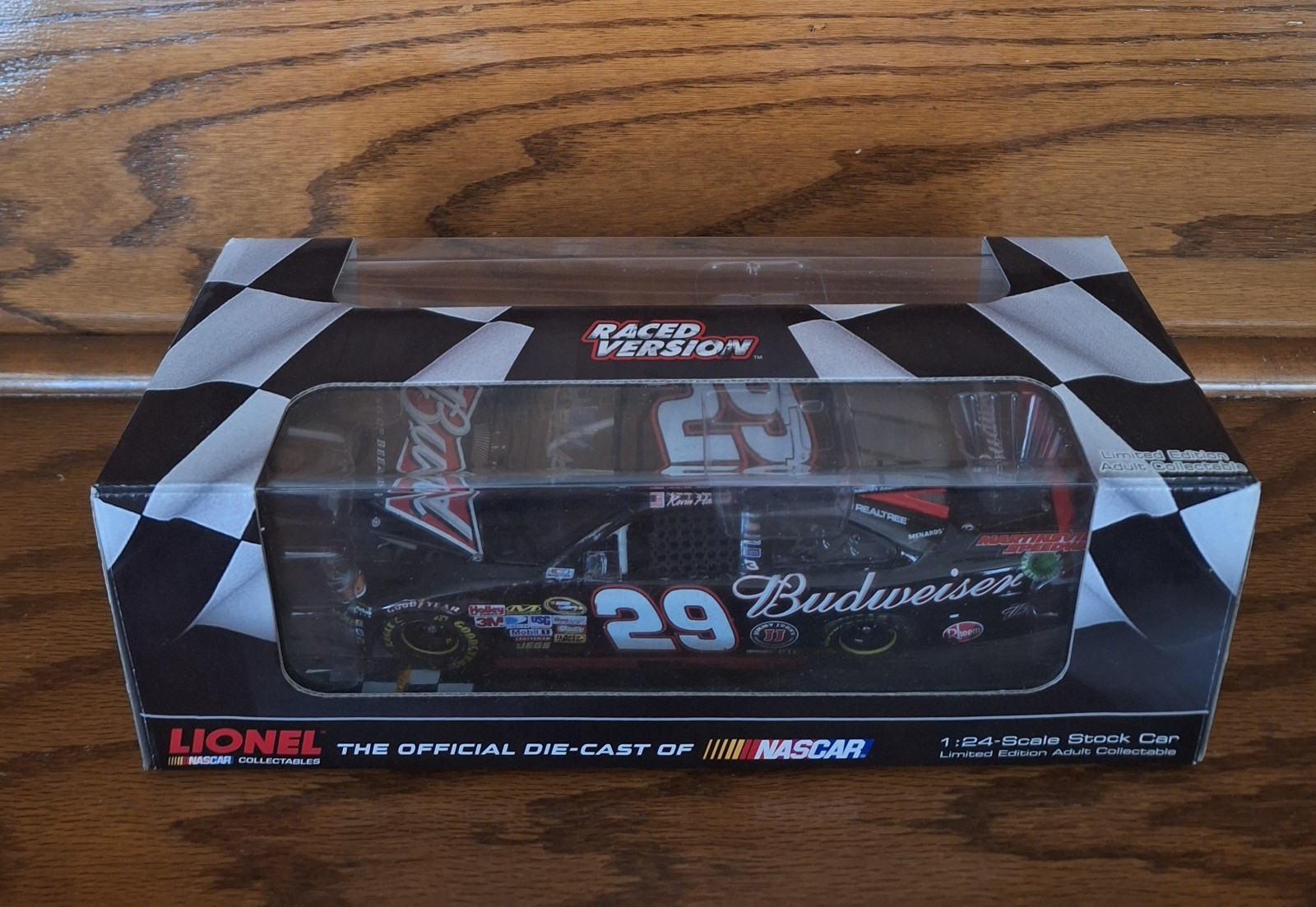 Kevin Harvick 2011 Budweiser Chevy Martinsville Win. Autographed.  COA.