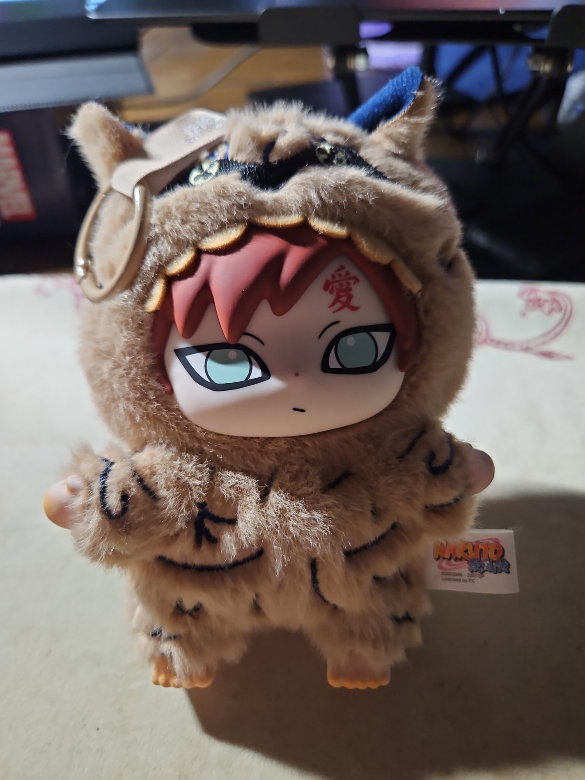 AUTHENTIC EAKI Naruto Gaara Beast Party Series 1 Plush Keychain
