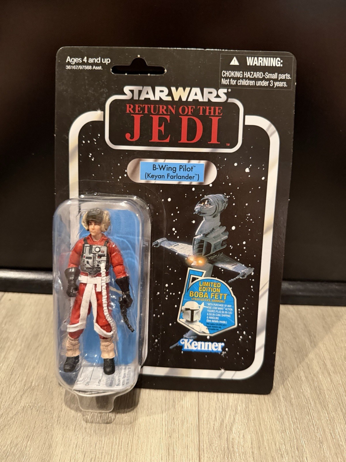 2011 Star Wars TVC Vintage Collection VC63 B Wing Pilot Keyan Farlander New 2011 Star Wars TVC Vintage Collection VC63 B Wing Pilot Keyan Farlander New