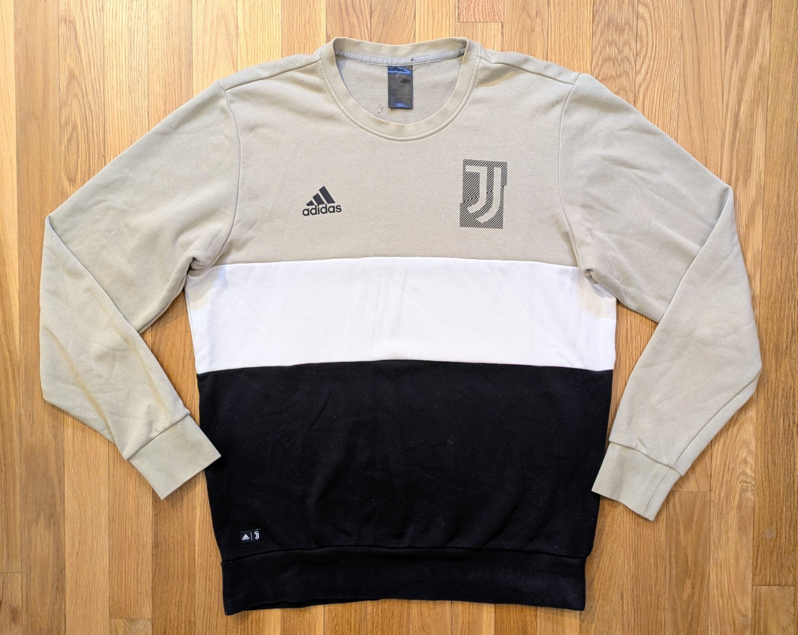 Adidas JUVENTUS Colorblock Reverse Weave Panel Sweater Men\'s L *VERY NICE*