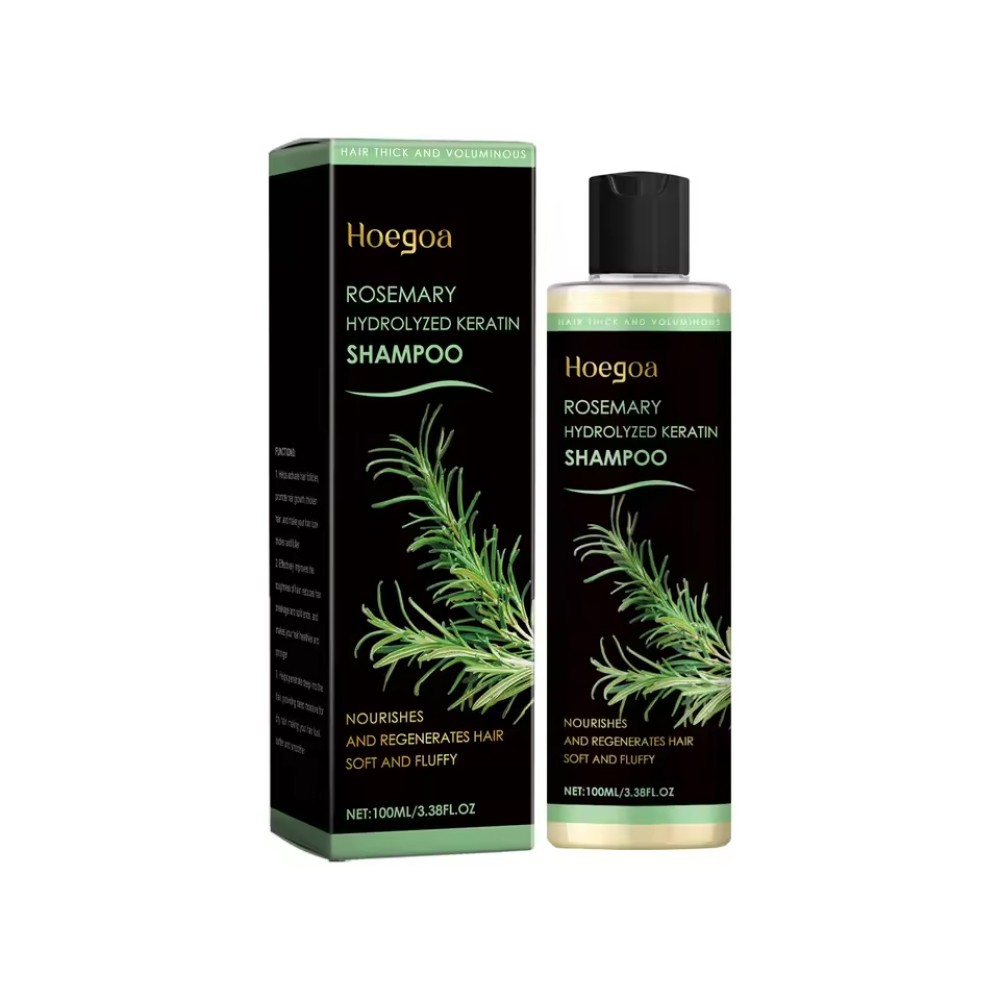 1-10PCS Organic-Rosemary Hair Growth Shampoo Unisex Hydrolyzed Keratin Shampo