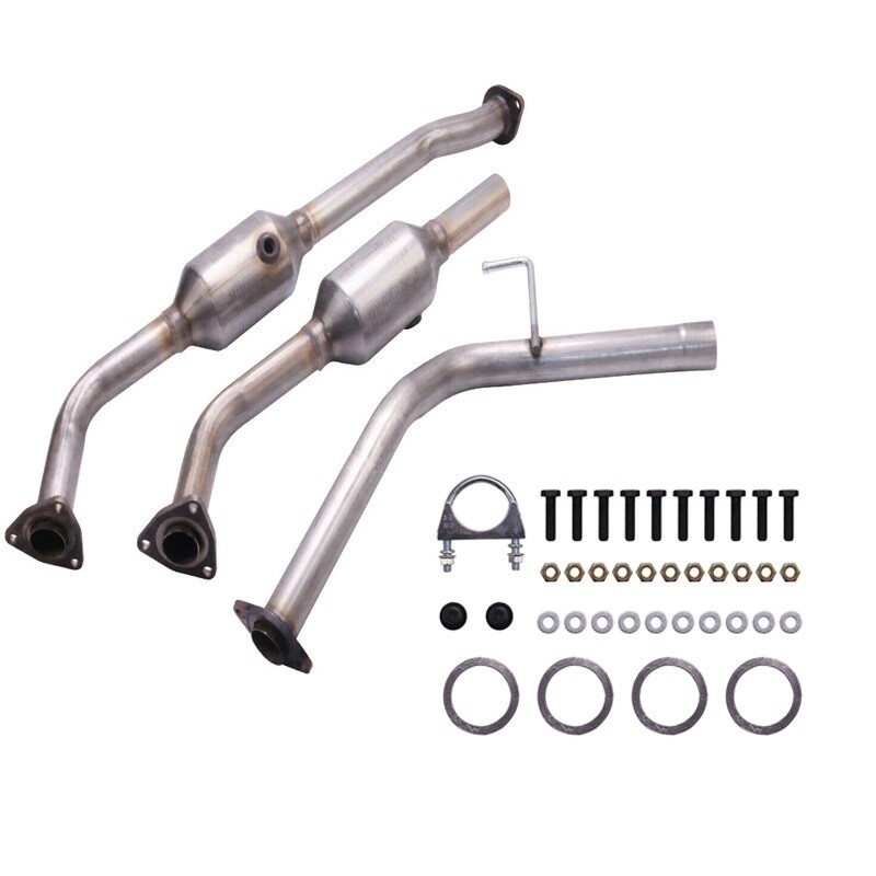 3Pcs Catalytic Converter Set For 2005 2006 2007 Toyota Sequoia 4.7L #55613 54841
