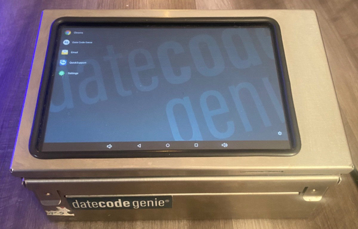 Date Code Genie X23 Professional Kitchen Dual Label Printer Date Code Genie X23 Professional Kitchen Dual Label Printer