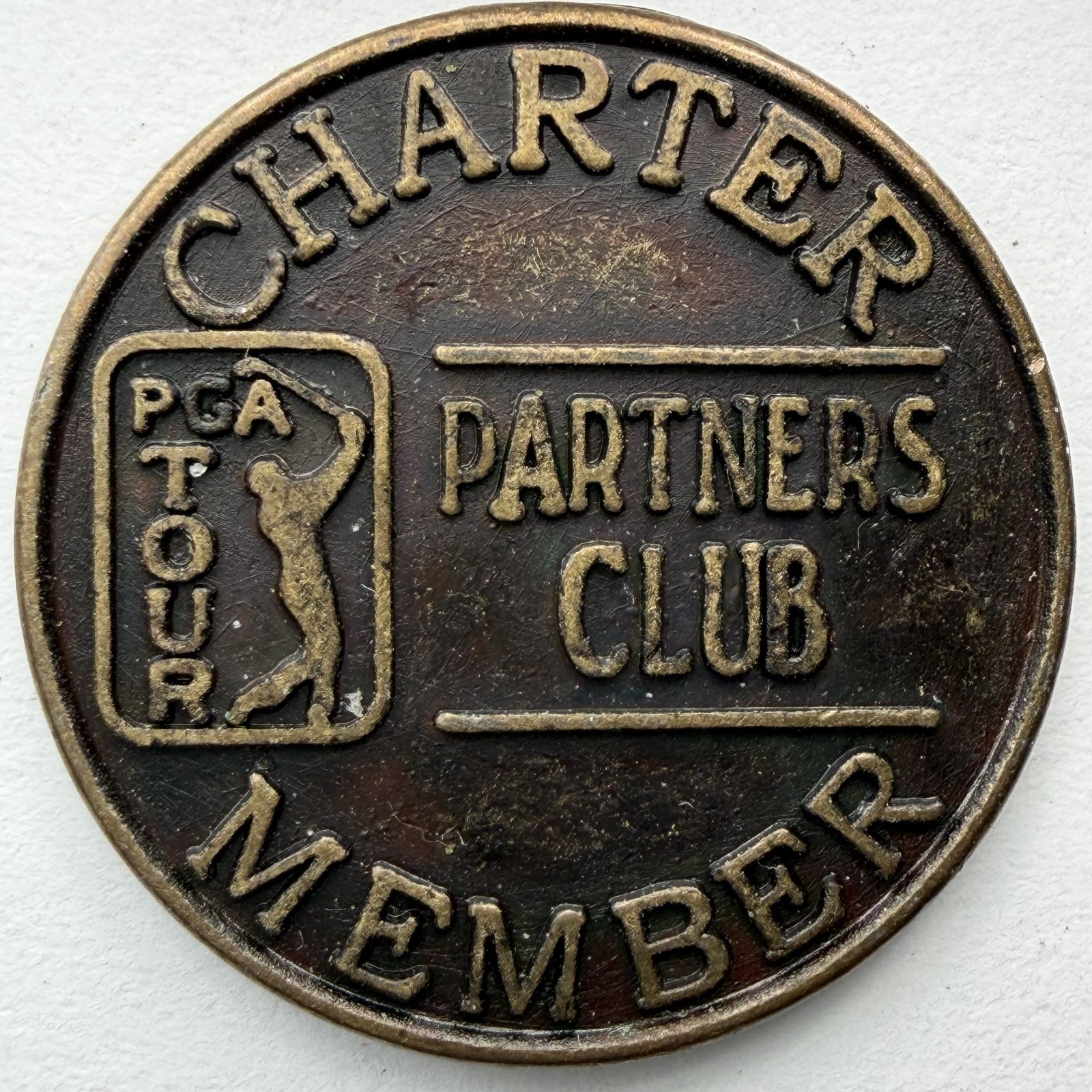 ONE Vintage PGA Tour Partners Club Charter Member Token Coin/Ball Mark