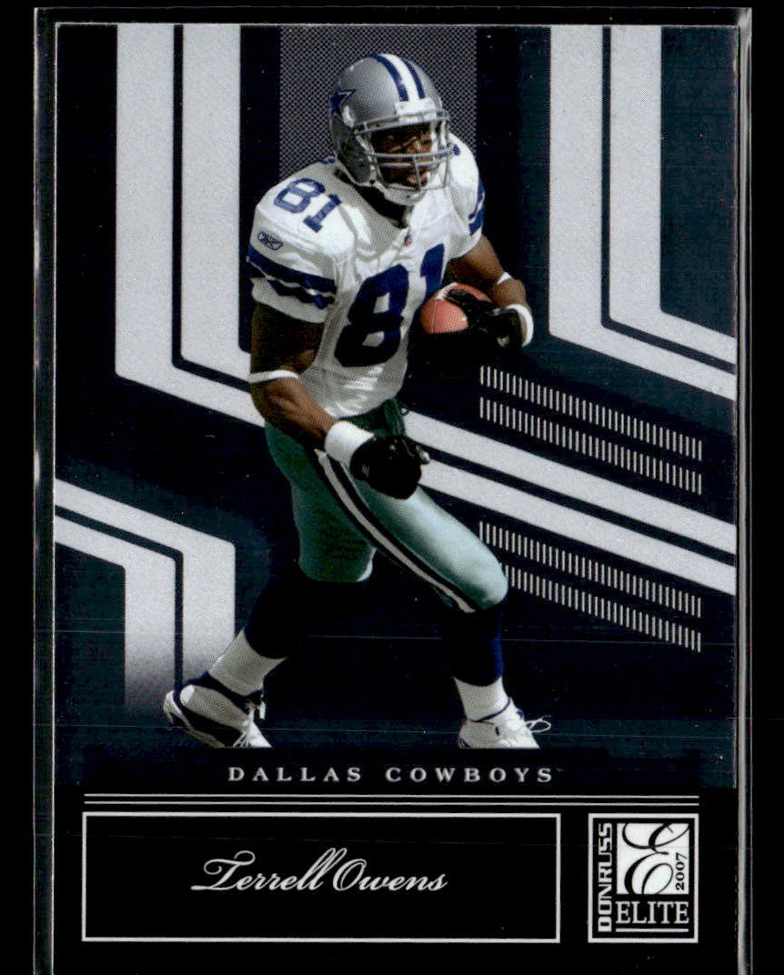 2007 Donruss Elite #28 Terrell Owens Card Dallas Cowboys