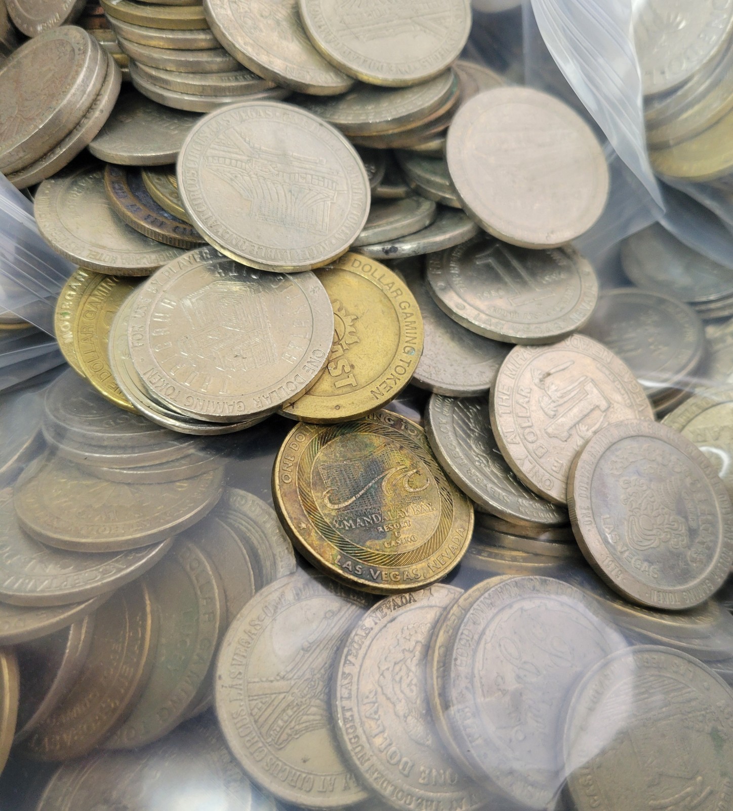 90+ Dollar Size Casino/Slot Machine Tokens - #BT090