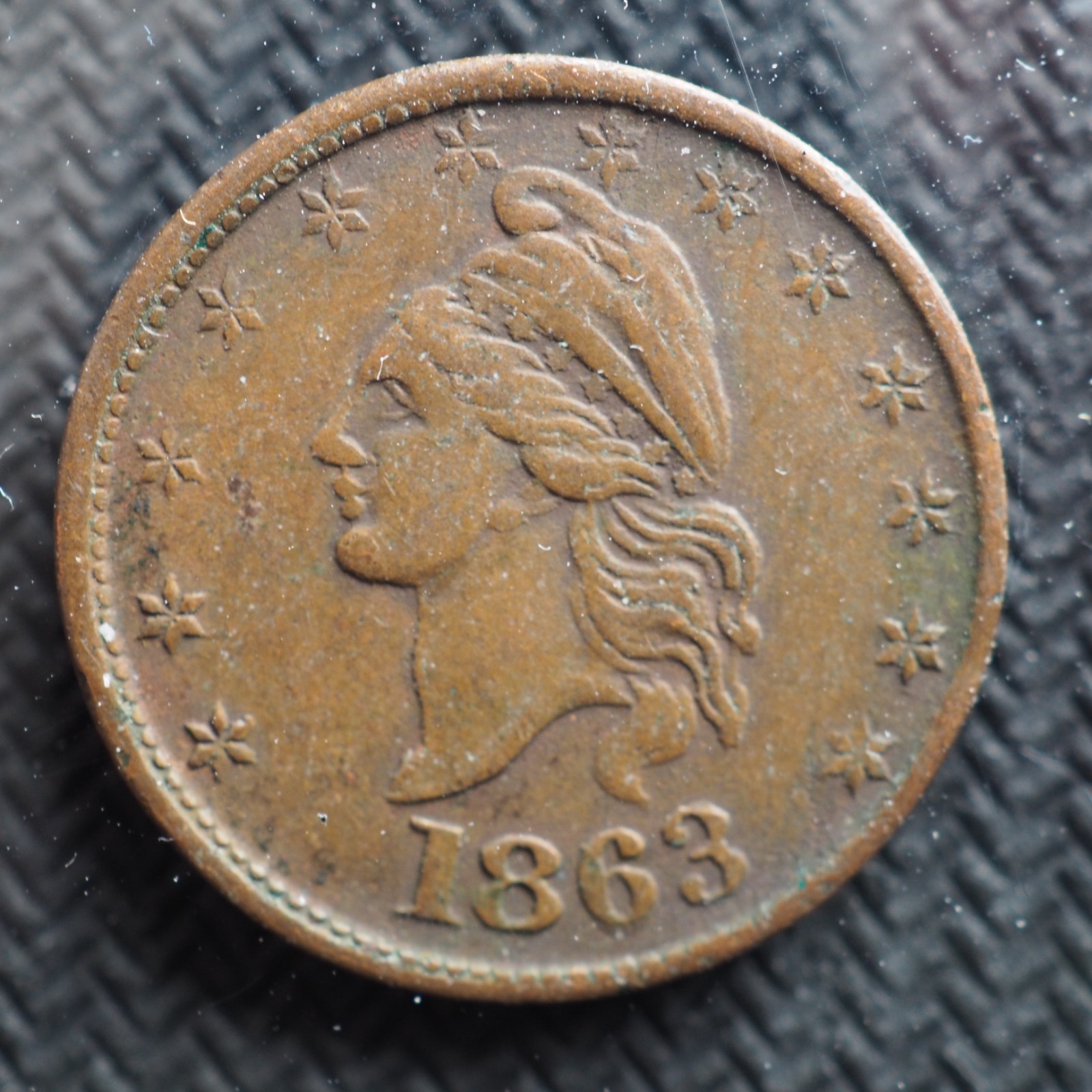 1863 CIVIL WAR OUR COUNTRY **GRADE F ** P C5581 1863 CIVIL WAR OUR COUNTRY **GRADE F ** P C5581