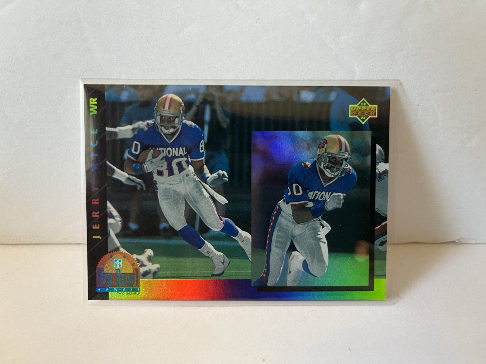 Upper Deck 1993 Jerry Rice San Francisco 49ers Pro Bowl Hawaii Card #PB9 Upper Deck 1993 Jerry Rice San Francisco 49ers Pro Bowl Hawaii Card #PB9