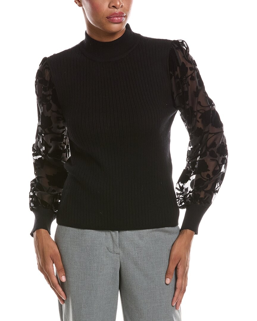 Joseph A. Burnout Mock Neck Top Women\'s