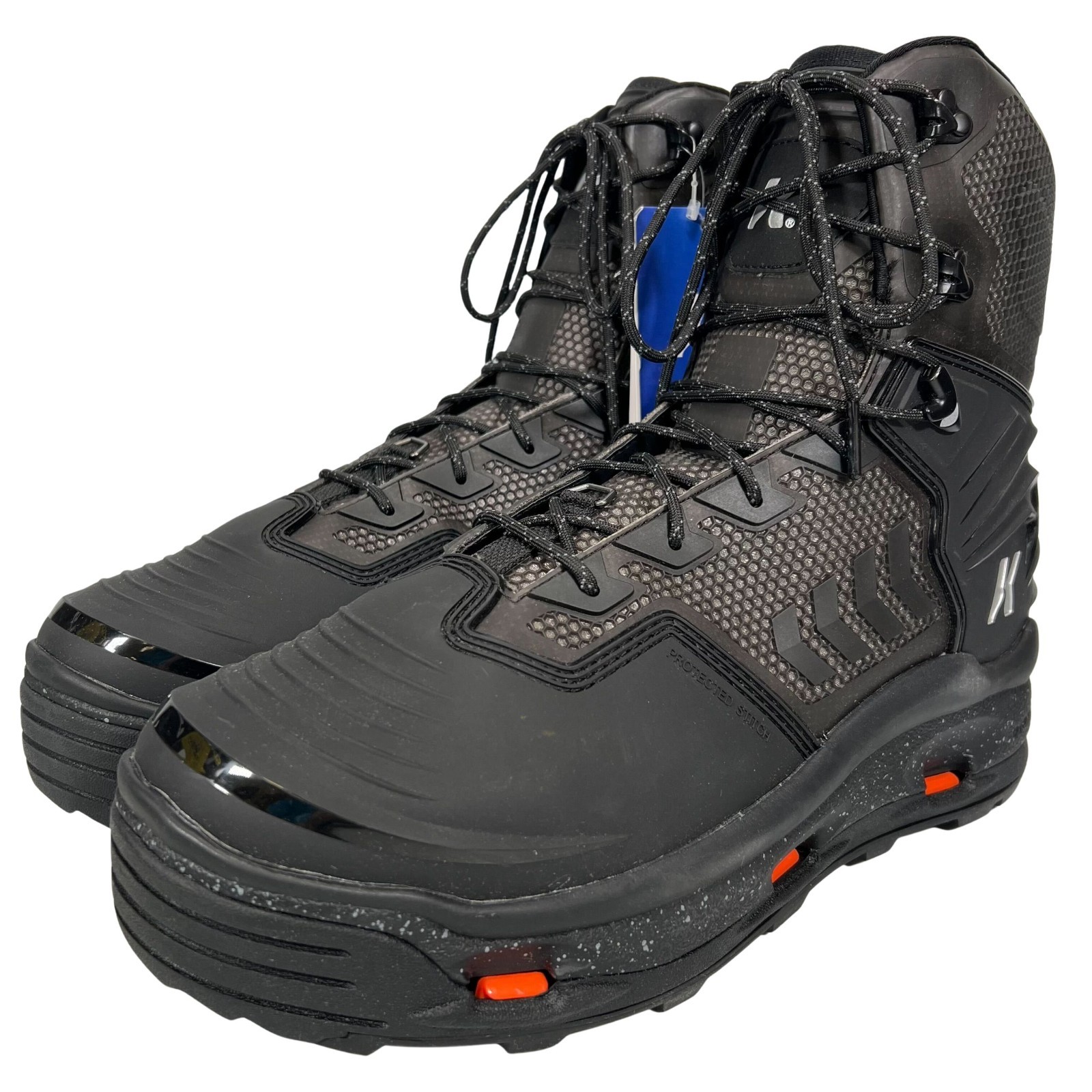 Korkers Men\'s River Ops Omnitrax Wading Boots W/ Studded XS Trek Soles US 14