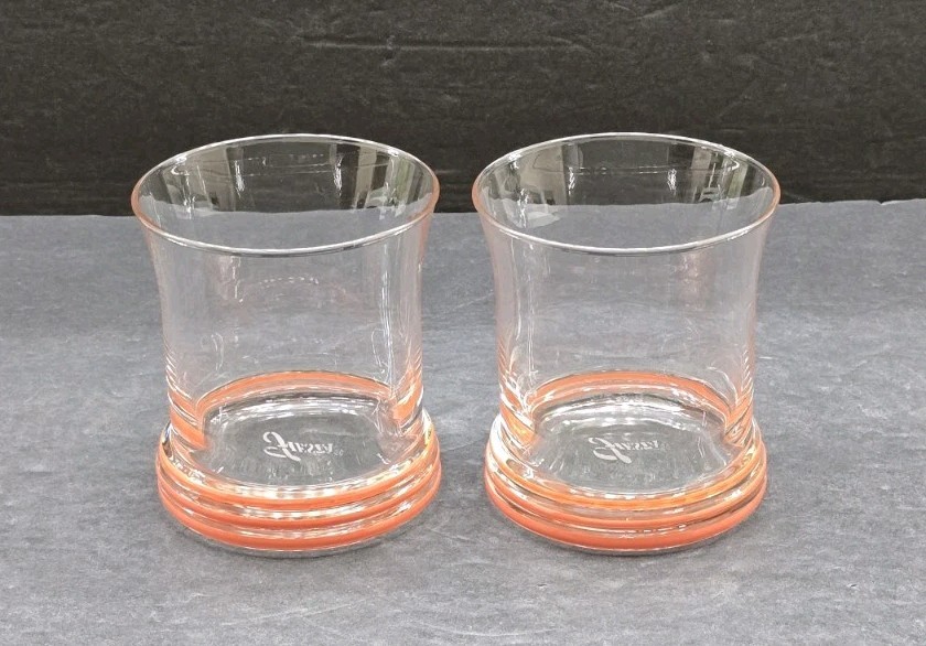 Vintage Fiesta Homer Laughlin Fiestaware Tumbler Glass Persimmon Rare 1989 Vintage Fiesta Homer Laughlin Fiestaware Tumbler Glass Persimmon Rare 1989