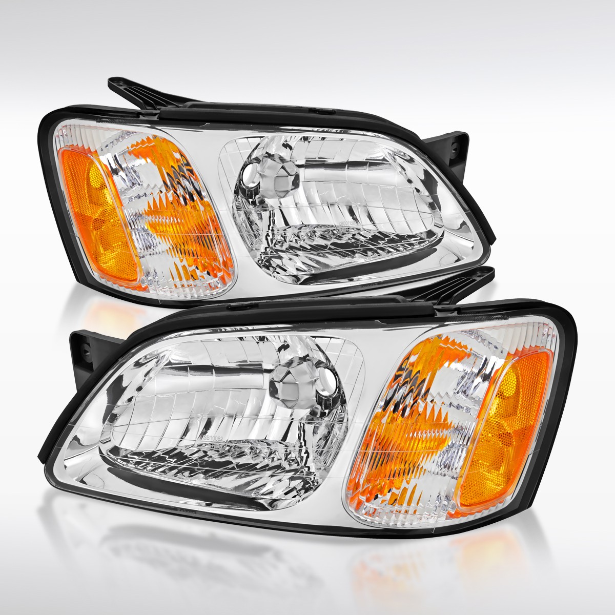 Fit 2000-2004 Subaru Legacy Headlights Replacement Headlamps Left+Right 01 02 03