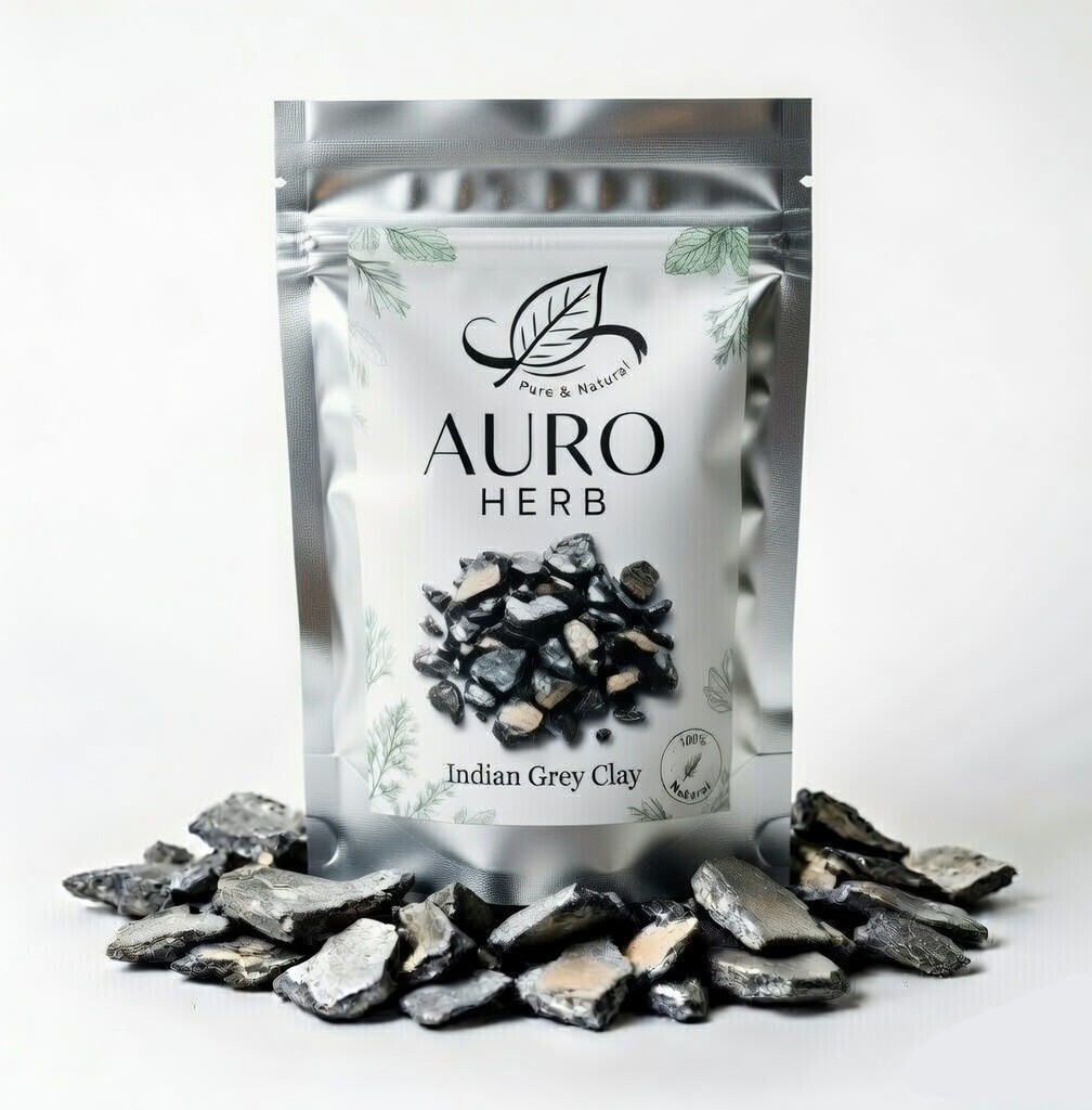 EDIBLE BAKED INDIAN GREY CLAY EARTH ROASTED BHUNI MITTI NAKUMATT