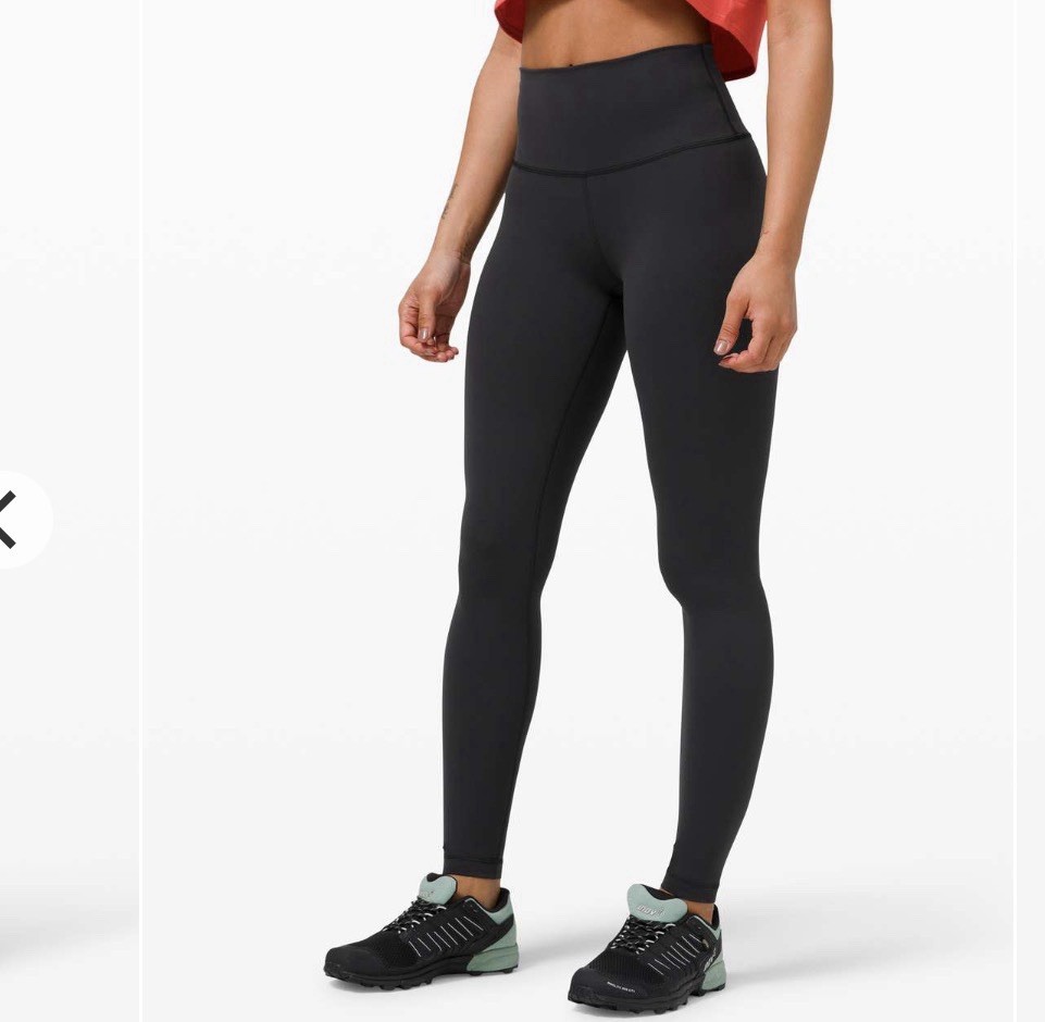 Lululemon Wunder Train High Rise Tight 28 Black Size 6 Everlux Leggings Perfect