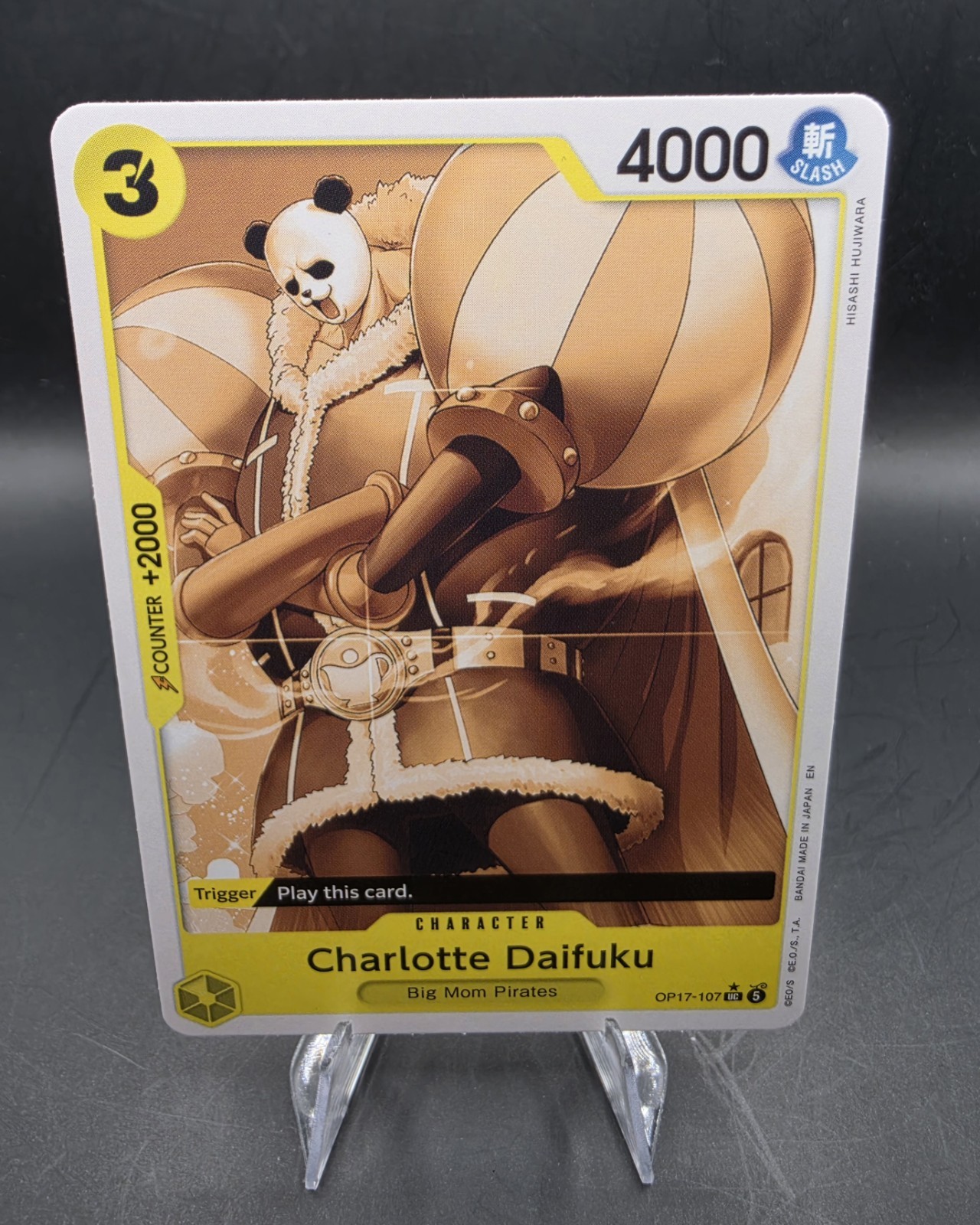 One Piece Card Game  - CHARLOTTE DAIFUKU (Pandaman Art) OP17-107 ENGLISH CCG