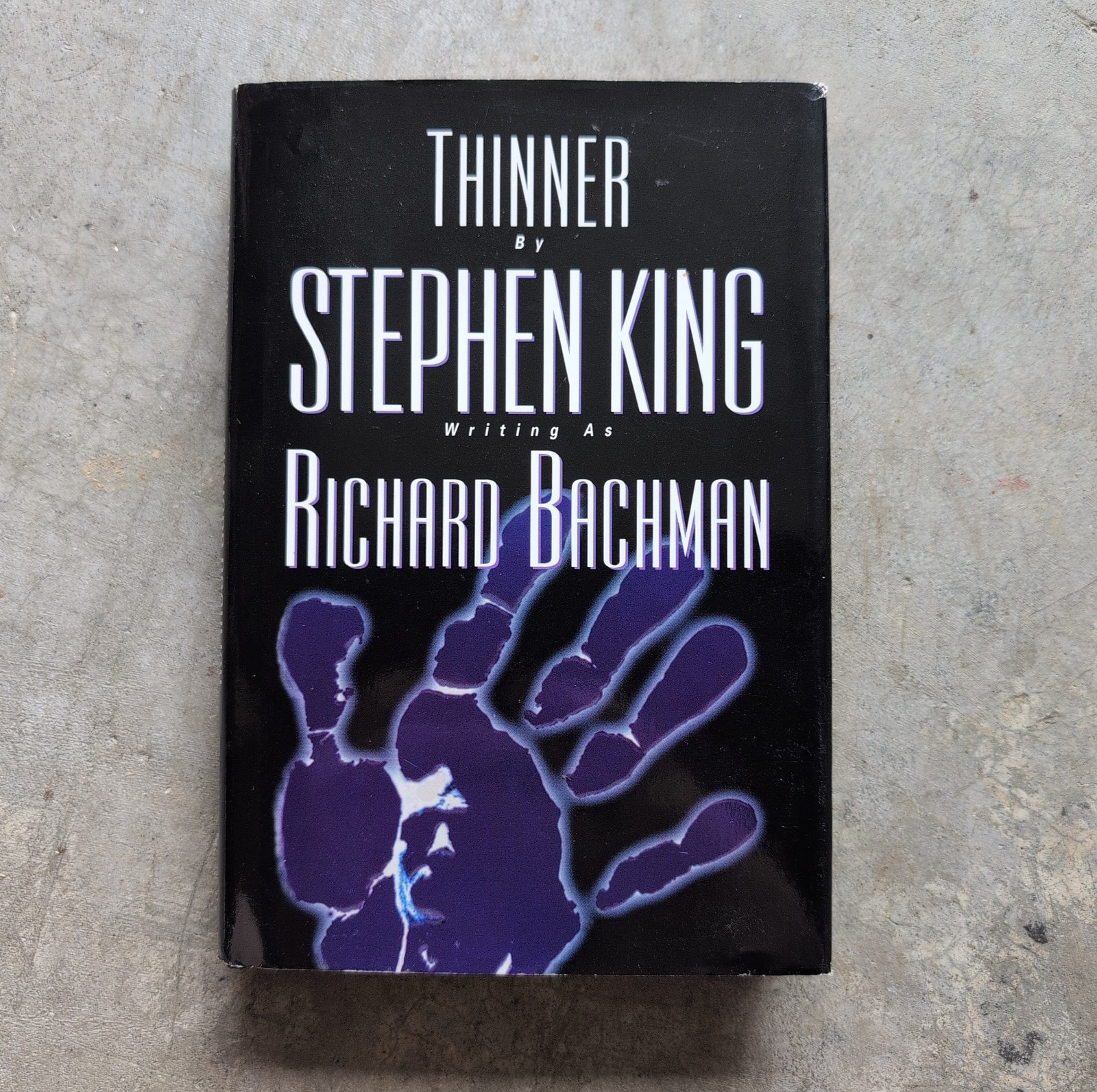 Stephen King Thinner Hardcover 1984 Signet Dust Jacket Horror Novel Vintage