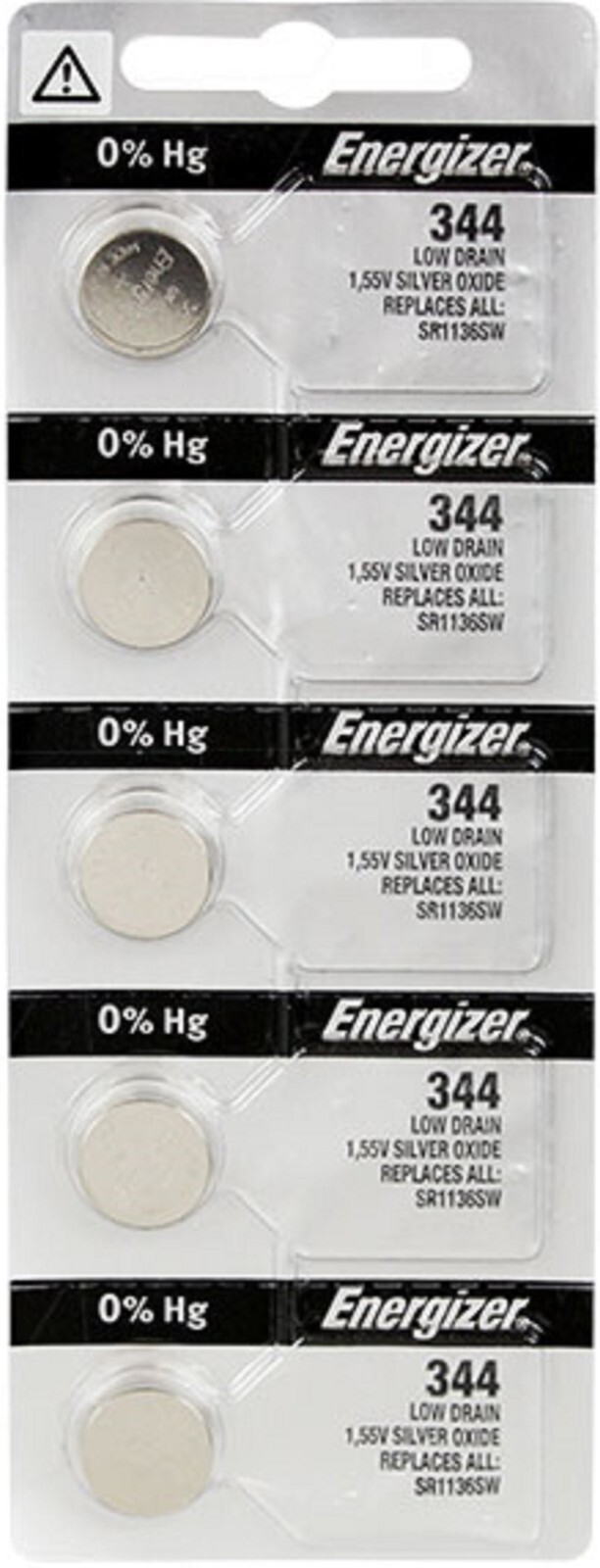 20 Energizer 344 SR1136SW Silver Oxide Watch Batteries 1.55V FREE W/Tracking