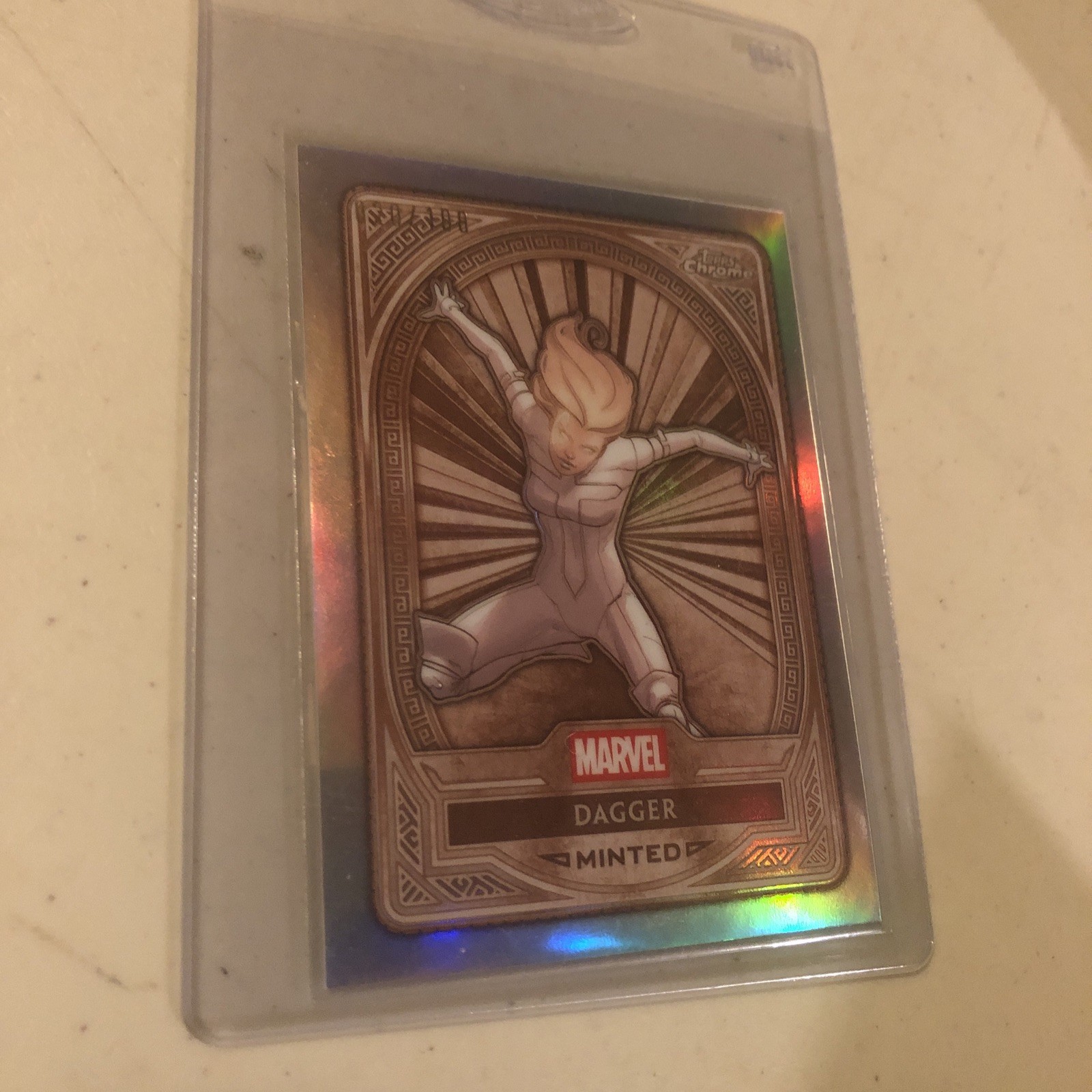 2025 Topps Chrome Marvel Mint Encased Dagger 20/100