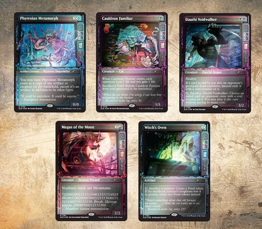 MTG Secret Lair Showcase: Duskmourn Rainbow Foil Edition Factory Sealed