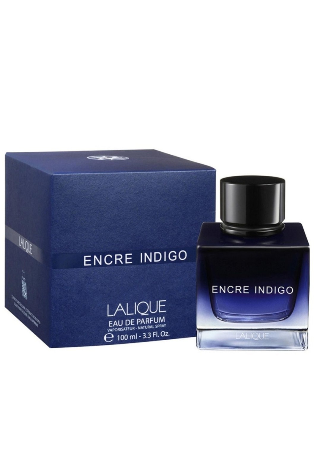 Lalique Men\'s Encre Indigo EDP Spray 3.4 oz Fragrances 7640171194899