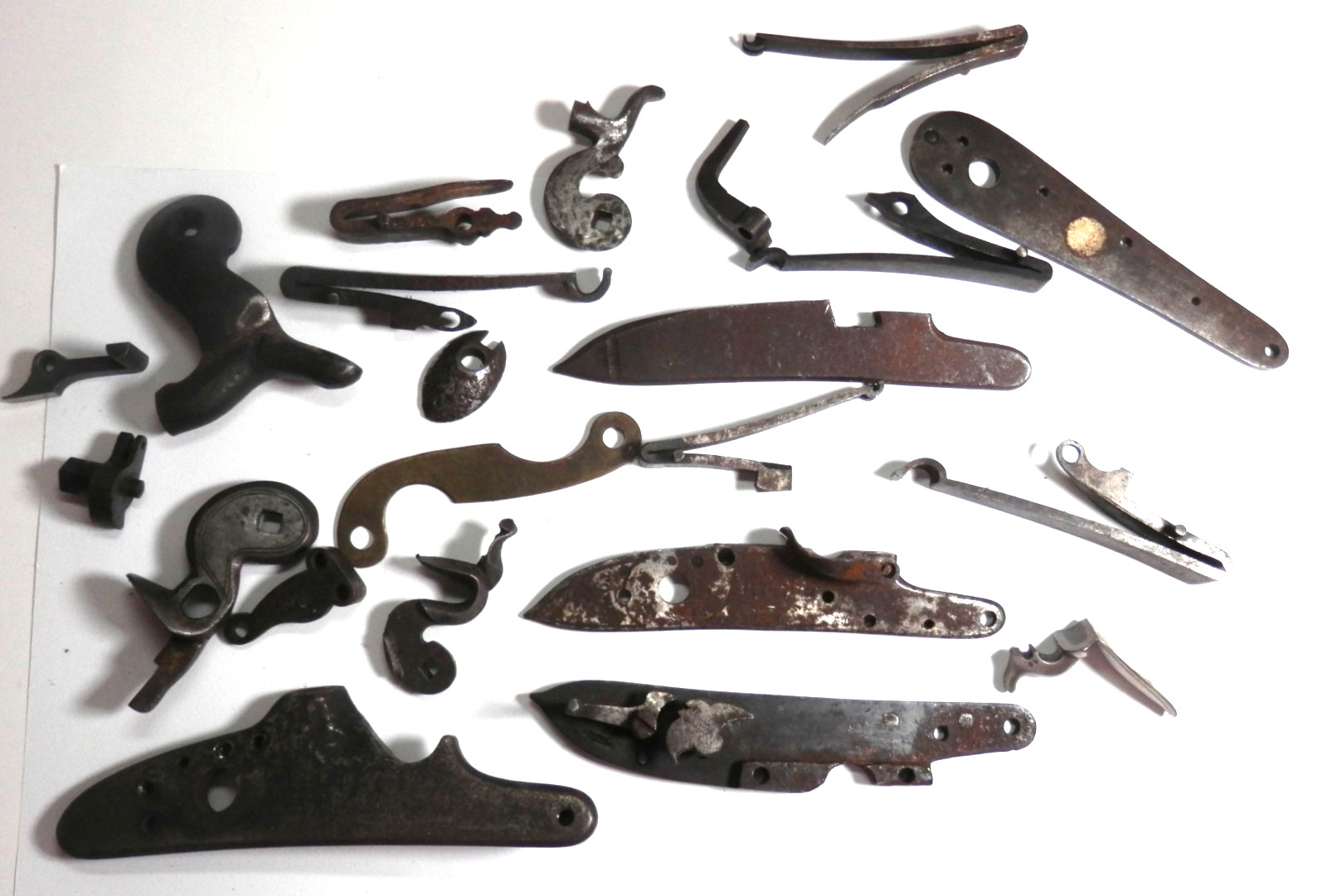 Civil War Era Tower & Other Lock Plates & Parts / Flintlock & Percussion