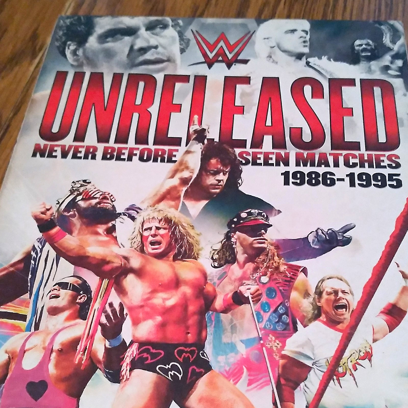 WWE Unreleased: Never Before Seen Matches 1986-1995 Wrestling DVD WWE Unreleased: Never Before Seen Matches 1986-1995 Wrestling DVD