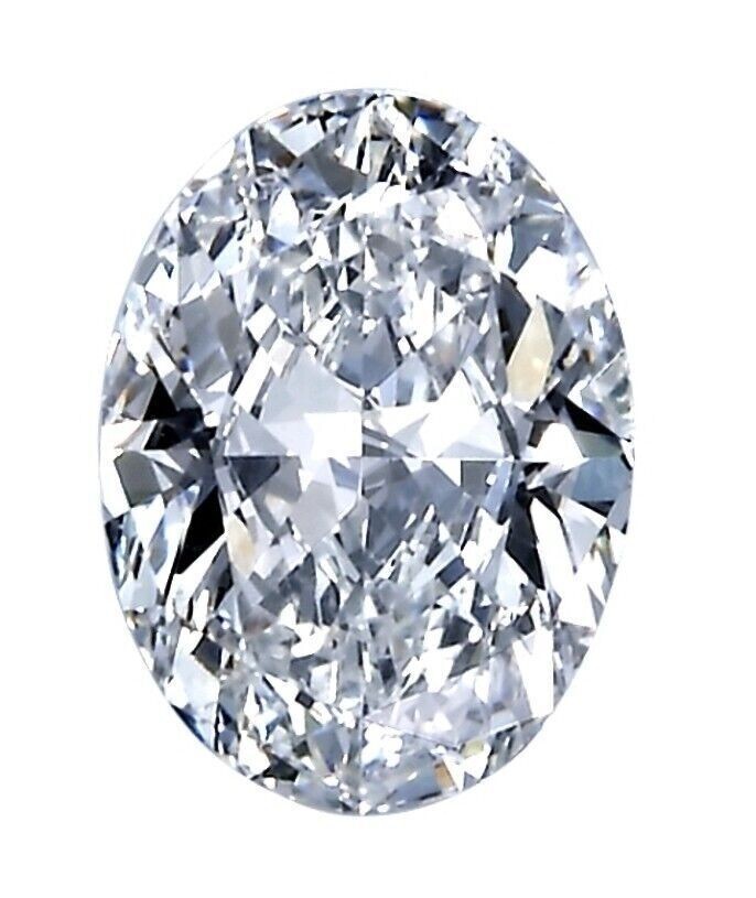 Fiery GRA Certified Loose Moissanite Oval Cut Shape Stones D VVS1 All Sizes
