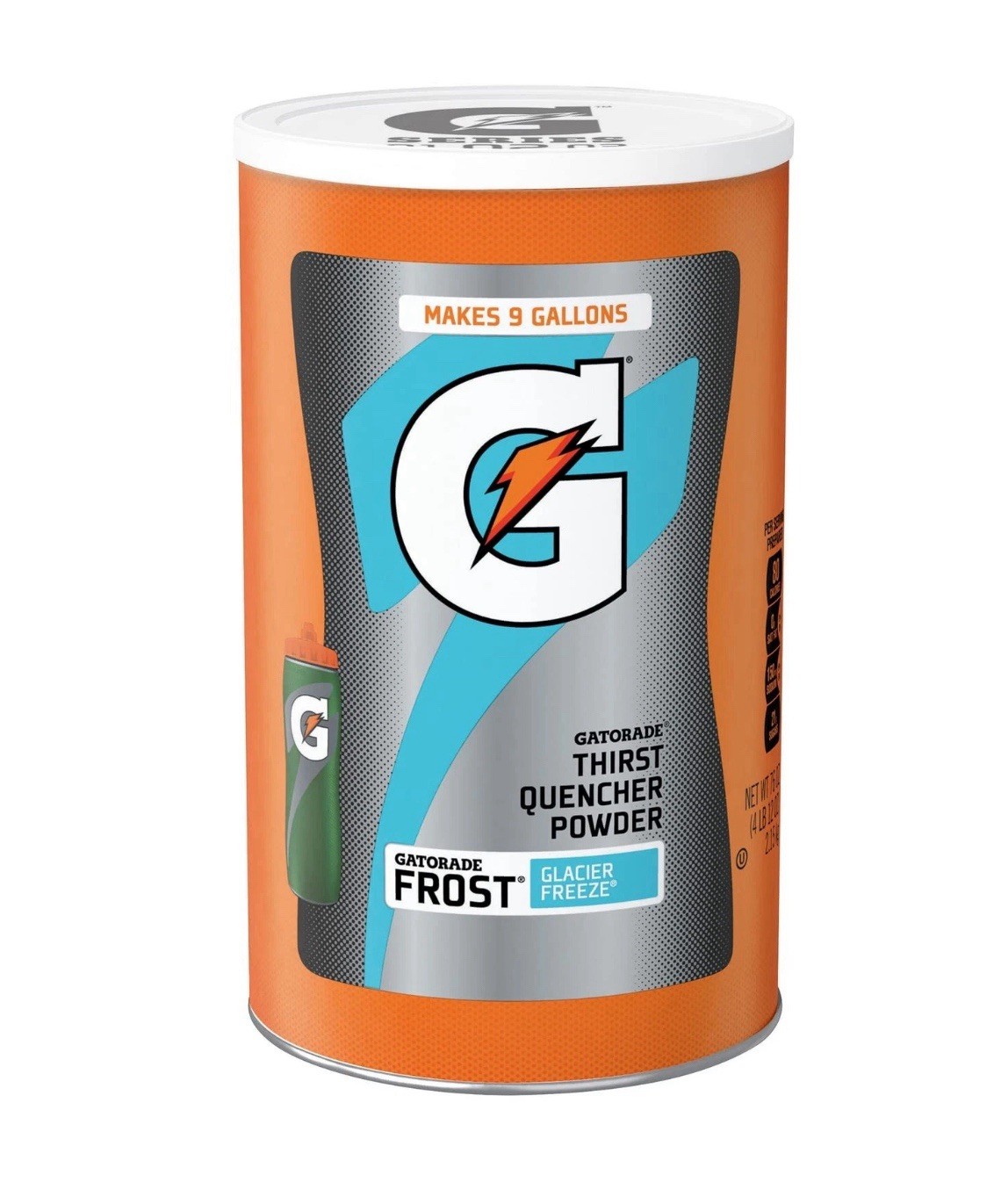 Gatorade Frost Thirst Quencher Powder Glacier Freeze Makes 9 Gallons Gatorade Frost Thirst Quencher Powder Glacier Freeze Makes 9 Gallons
